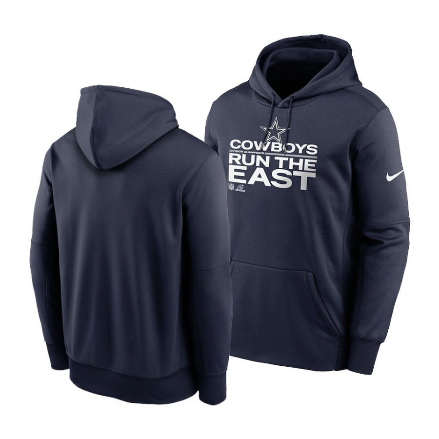 Cowboys 2021 NFC East Division Champions Hoodie Navy