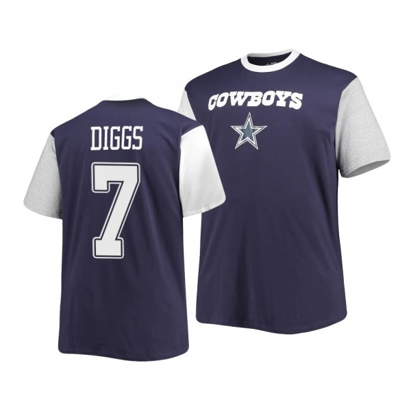 Dallas Cowboys Trevon Diggs Navy White Team Logo C...